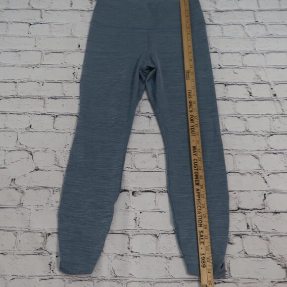 Nike Yoga Ruche Women's Size L Diffused Blue High Rise Tights Leggings - Picture 8 of 12
